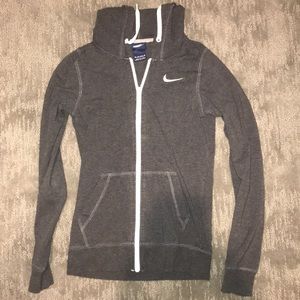 Nike hooded zip up
